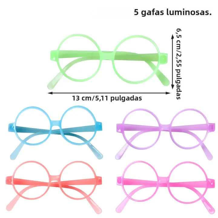Gafas Luminosas Para Fiesta Moda Y Fluorescencia Perfectas Para Disco Y Fiesta De Bachelorette Suministros De Fiesta Brillo - 1