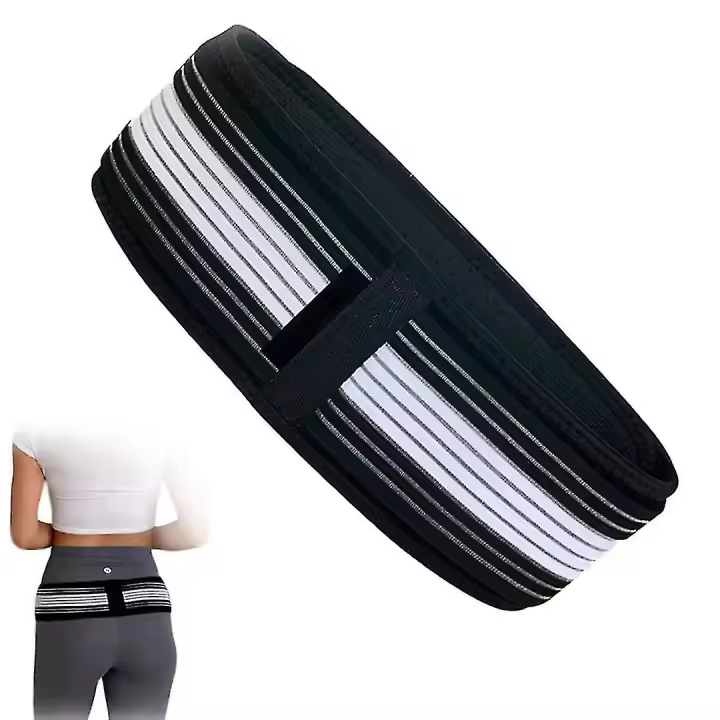 Cinturón, cinturón de apoyo inferior transpirable para mujeres y hombres, pélvico, lumbar-antideslizante ajustable - 1