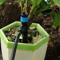 Garden 13cm Palillo De Riego Con Rosca 360 Grados Rotativo Boquilla Vórtice Emisores Para Tubo De Agua 1/4 Plántulas Macetas Derramador - details 3