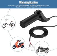Puños de acelerador para motorteta, Puños de acelerador Eléctrico, Puños de manillar, Puños de manillar de Bicicleta, controlador de velocdad de Bicicleta Eléctrica con acelerador - details 3