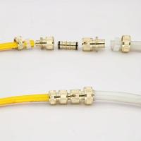 Conector De Manguera Bidireccional De Latón Adaptador Rápido Reparación Accesorio Compatible Con Estándares EU Y USA - details 3