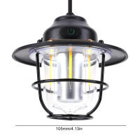 Lámpara De Camping LED Con Batería De 1200mAh Luz De Campana Mini Metal Impermeable IPX4 Recargable Por Tipo C Para Exteriores Y Acampar - details 6