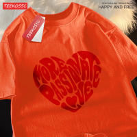 Camiseta Impresión Amor Masculina Y Femenina Casual Verano Algodón Tops Estilo Hip Hop Parejas Ropa Transpirable Camiseta Tee - details 12