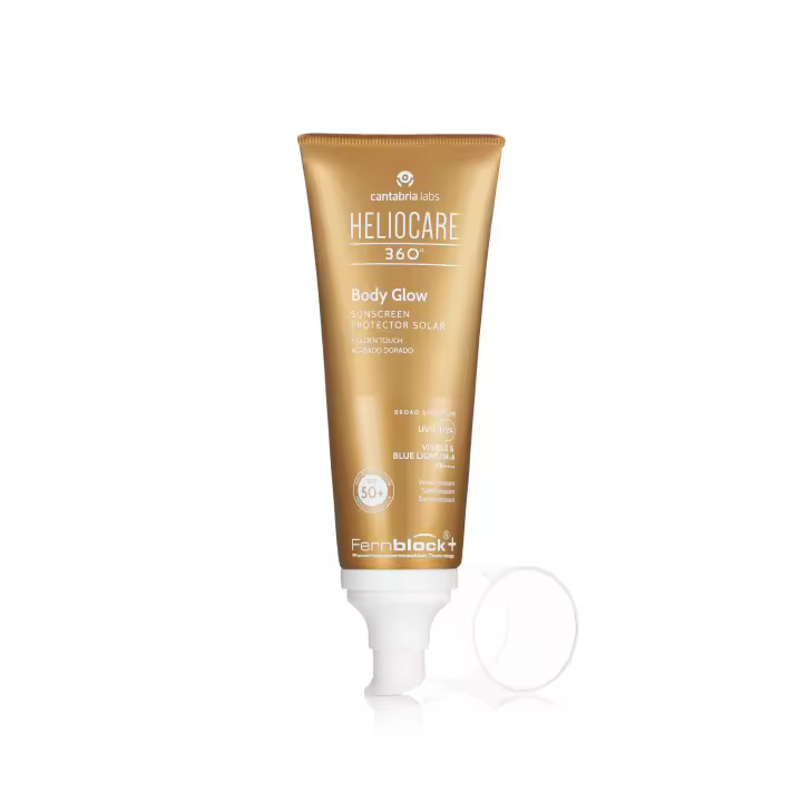 HELIOCARE 360 BODY GLOW  Protector solar con acabado dorado SPF 50+ 100ml - 1