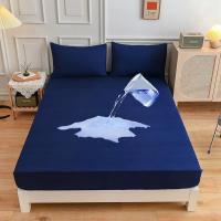 Protector De Sábanas Kuup Impermeable Y Transpirable Color Sólido Cómodo Y Suave Funda Para Cama Sin Incluir Almohadas - details 2