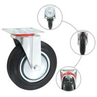 vidaXL Ruedas giratorias 4 unidades 200 mm - details 1