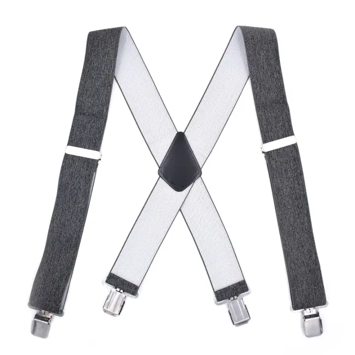 Tirantes para Hombre - Clips Extra Fuerte - Tirantes Sólidos y Artesanales para  Tirantes para Pantalones - Una Talla Para Todos - 1