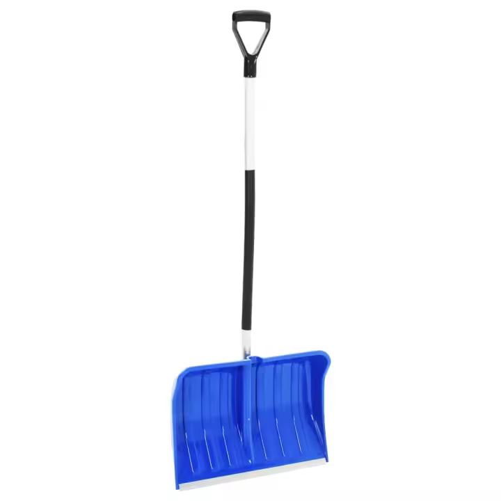 vidaXL Pala para nieve aluminio azul 145 cm - 1