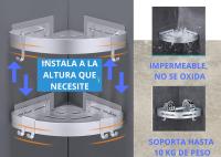 Estantería Baño Sin Taladro JANDTEK + Jabonera Baño | Organización Eficiente - details 3