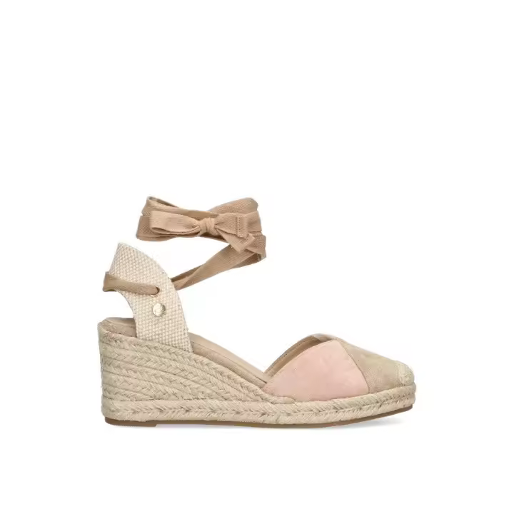 SANDALIA VALENCIANA TIPO ESPARTEÑA ETIKA LAS SALINAS 20006 MUJER, BEIGE - 1