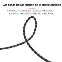 Auriculares con Cable, Cascos con Cable con Microfono y Control de Volumen Auriculares In Ear Compatible con iPhone, Galaxy, Sony, Huawei, Xiaomi, MP3 y Todos los Deportivos de Auriculares de 3,5 mm - details 1