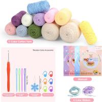 Kit De Inicio Para Tejer Con Flores BUDDUR 4Pcs Con Manual Y Algodón Herramientas Para Manualidades Hechas a Mano - details 1