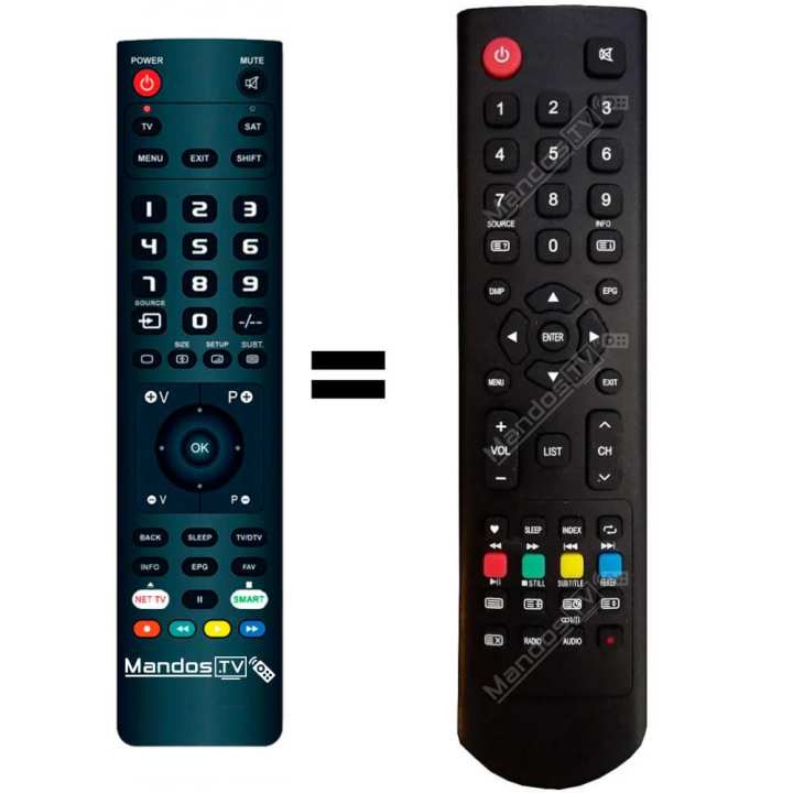 Télécommande Neuve Pour TV Saba SA32B45, SA32B46, SA32S40 - Remplacement Original