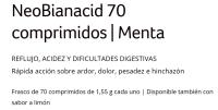 Neobianacid (acidez, reflujo, dificultades digestivas) 70 comprimidos de Aboca - details 0