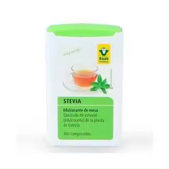 Raab Estevia 300Complemento Edulcorante 0 Calorías - Apto para Celiacos - Salud de la Mujer - 1