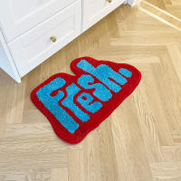Carpetea De Suelo Moderna Y Trendy Tufted Para Dormitorio Sala De Estar Antideslizante Impermeable Y Resistente Al Desvanecimiento Rug De Decoración Para Cloaca Y Vestíbulo - details 3