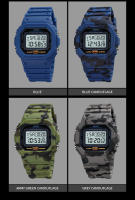 Reloj Digital Para Hombre SKMEI 1628 Estilo Militar Retro Deportivo Impermeable Con Pantalla LED Y Alarmas Resistente Al Choque - details 4