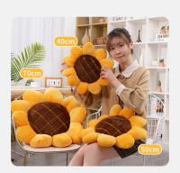 Cojín De Almohada Lindo En Forma De Girasol De Dibujos Animados Suave Almohadilla De Cojín Para Coche Y Escuela Regalo De Cumpleaños Textil Doméstico - details 0
