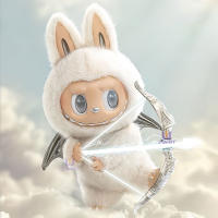 Muñeca De Vinilo Grande Zimomo Angel En Nubes De Popmart Juguetes Para Niños Regalo De Cumpleaños Y Festivales - details 1
