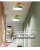 Lámpara De Techo LED Moderna En Colores Macarón Iluminación Para Nuevos Hogares Decoración Para Dormitorio Vestíbulo Pasillo Tecnología Inteligente Incluye Bombilla Fuente De Alimentación AC 220V Estilo Art Déco - details 4