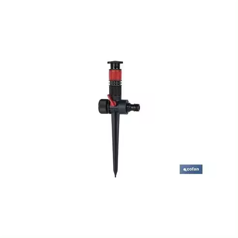 Cofan Aspersor Sectorial Direccionable para Sistemas de Riego y Mangueras de Jardín - 1