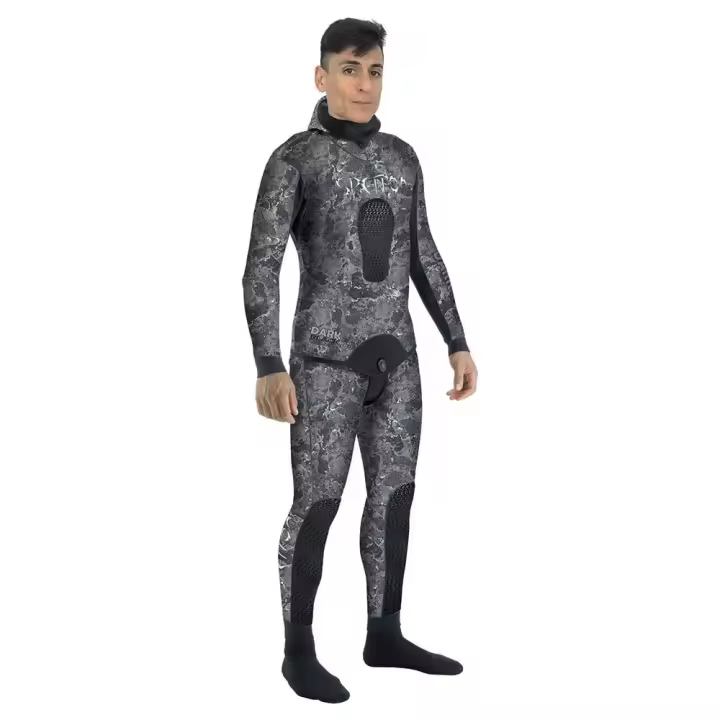 Spetton Traje Húmedo De Pesca Submarina Dark Black 5 Mm - 1