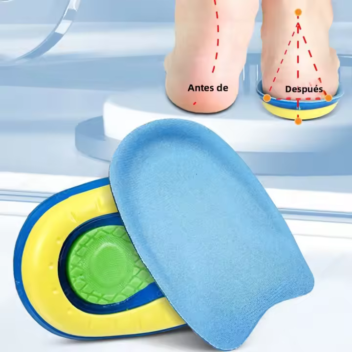Almohadilla De Silicona Para Talón Confort Protección De Suela Alivio Del Dolor Especial Para Calcetín Antes Del Calzado Adecuado Para Hombres Y Mujeres - 1