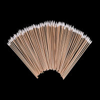 100Pcs Palitos De Tinta Para Cejas Y Uñas Cotonpicks De Madera Con Punta Puntiaguda Para Maquillaje Y Tatuaje Desechables - details 4