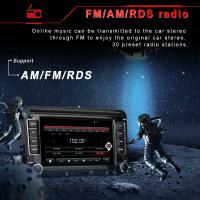 Podofo 8'' Radio de coche Android 2 Din para VW Volkswagen Octavia Skoda Superb Golf 5 6  Passat B6 B7 Polo Leon TouranJetta Carplay 8+128GB AI Voice WIFI+4G DSP GPS Navegación Multimedia Reproductor de Video - details 19