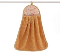 Toalla De Mano Absorbente De Velours Coral Para Baño Y Cocina Paño De Lavado Suave Con Gancho Para Colgar Kit De Suministros De Baño - details 3