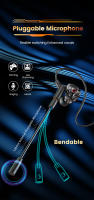 Auriculares De Juego Con Micrófono Universal 90° Elbowed HiFi Bass Estéreo Metálicos Con Cable 3.5mm Tipo-C Intraauriculares Para Teléfono Y Computadora - details 5