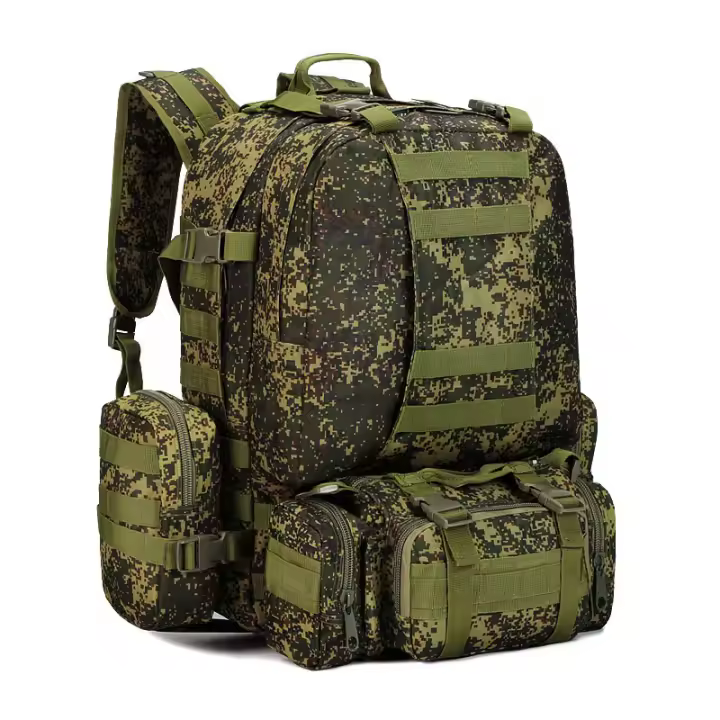 Mochara táctica combinada de gran capacidad, Bolsa de viaje para acampar, Deportos, Camuflaje Militar, senderismo, mochila para Exterior - 1