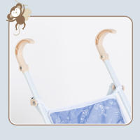 COLORBABY - Silla de paseo para muñecas plegable, modelo Nature Blue, carrito juguete +3 años, estilo paraguas, cochecito 28x42x56 cm, juguetes para niñas y niños, carro para muñeco - details 3