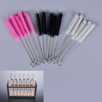 Set De 5 Brochas De Limpieza Para Test Tubes Y Botellas De Química Laboratorio Material De Cerda De Cerdo Y Acero Multi Funcional Para Estudiantes De Todas Las Edades - details 0