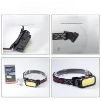 Linterna Frontal COB Con Batería 18650 Integrada Recargable Por USB Para Camping Pesca Y Escalada Luz Portátil Impermeable - details 4