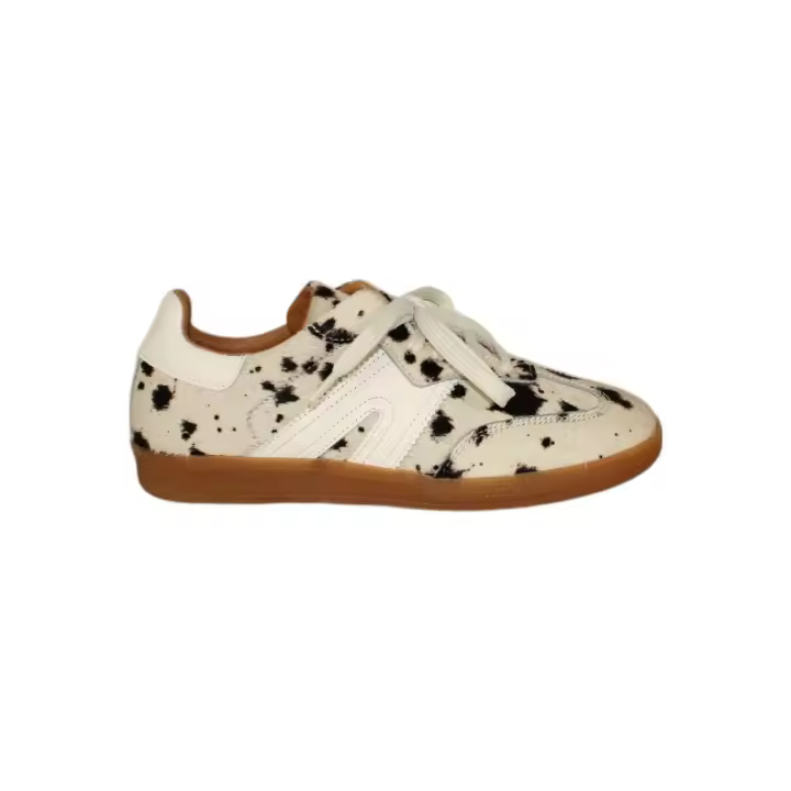 deportivo combinado piel print  modelo spotted cow - 1
