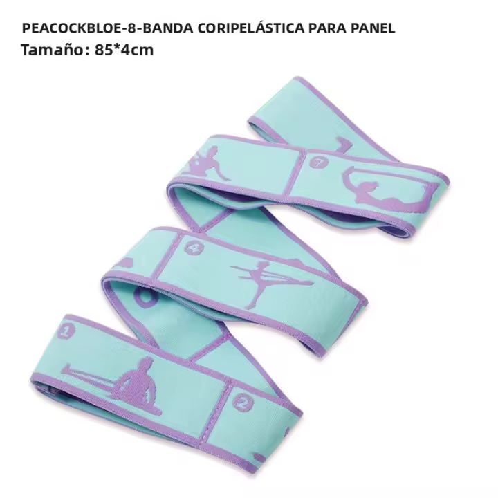 Banda De Resistencia Elástica Para Yoga Multi-sección Adecuada Para Adultos Y Niños Entrenamiento De Baile Gimnasio Hogar Pilates Ejercicio De Fitness Correa De PULL Para Deportes - 1