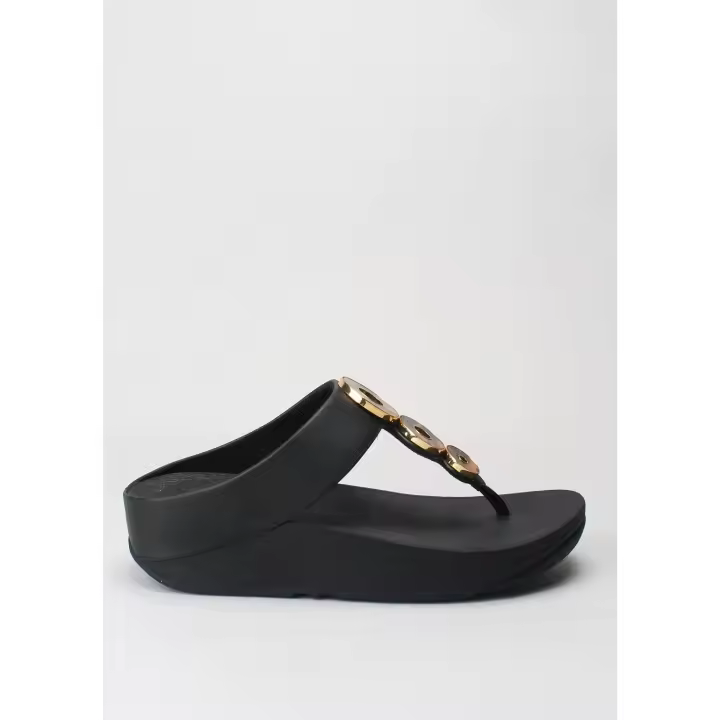 fino resin-hoop leather black FITFLOP - 1