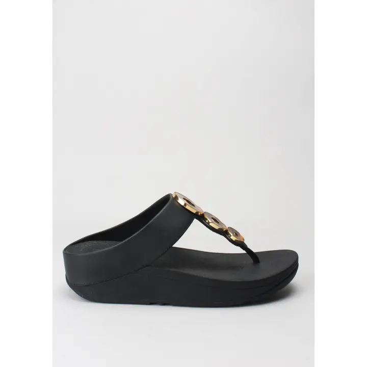 fino resin-hoop leather black FITFLOP - 1