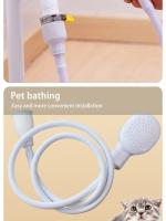 Extensor De Grifo Multifuncional Portátil Para Ducha Externa Baño De Perros Lavado De Cabello Blanco ABS Para Dormitorio - details 5