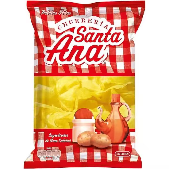 PACK de 12 - Santa Ana, patatas fritas de churrería 12 x 140g PEPSICO - 1