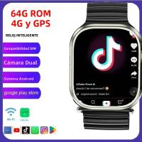 Smartwatch 4G NET GS29 Para Hombres Con 64G Rom One-click SOS Android OS GPS Maps SIM Card Para Google Play YouTube Pasómetro Tracker De Sueño - details 5