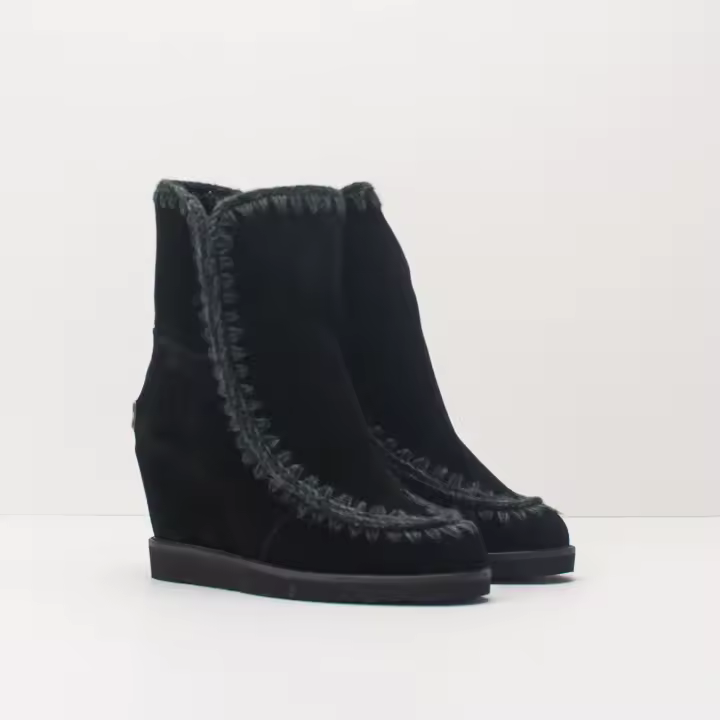BOTA - MOU - FRENCH TOE WEDGE SHORT BLACK - 1