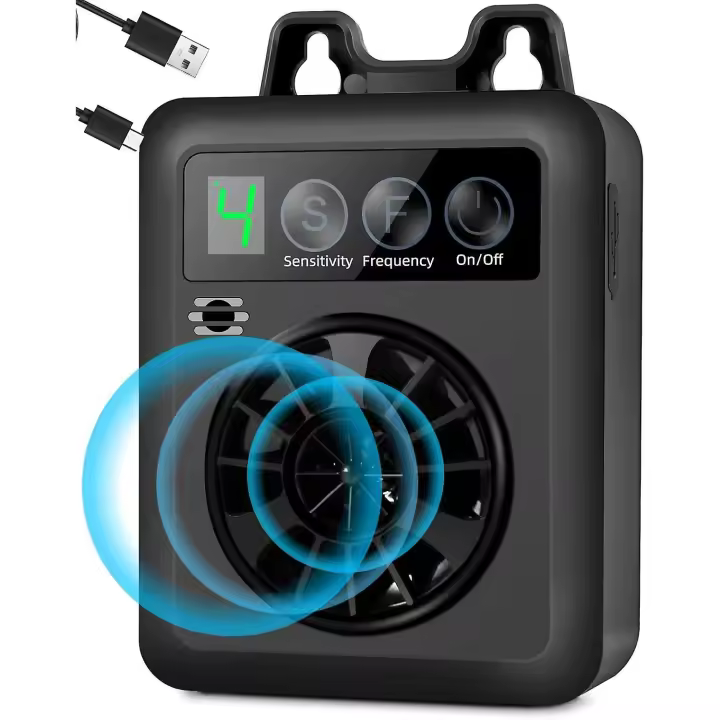 Anti-ladridos dispositivo, DE CONTROL DE ladridos de Perro Mejorado de 50 pies con 3 niveles de sensibilidad/frecuencia ajustables, Corteza de Perro ultrasónica recargable - 1