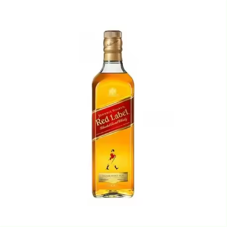 JOHNNIE WALKER RED LABEL 20CL - PETACA LICOR ALCOHOL BOTELLITA CRISTAL - 1