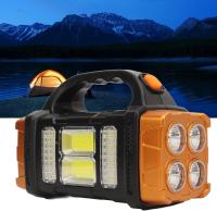 Luz solar de emergencia, luz LED multifunción para acampar, linterna portátil para exteriores con carga USB, luz roja, señal SOS, batería de níquel incluida, para acampar, hacer senderismo y pescar - details 4