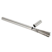 10/15/20Pcs Brochetas De Acero Inoxidable Para Barbacoa Reutilizables Herramientas De Cocina Para Camping Y Picnics Al Aire Libre - details 2