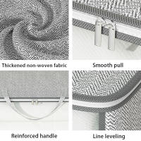 Bolsa De Almacenamiento Plegable Grande Y Multifuncional De No Tejido Para Ropa Cojines Juguetes Y Algodón De Peluche Organizador Portátil Para Armario - details 1