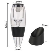 Decantador De Vino Profesional Con Filtro Y Base Aerator Dispensador Rápido Para Desenvejecimiento De Vino Y Whisky Para Regalo De Navidad - details 5
