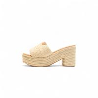 Sandalias de Plataforma de Yute con Tira Ancha y Detalle de Costura F230-15 - details 2
